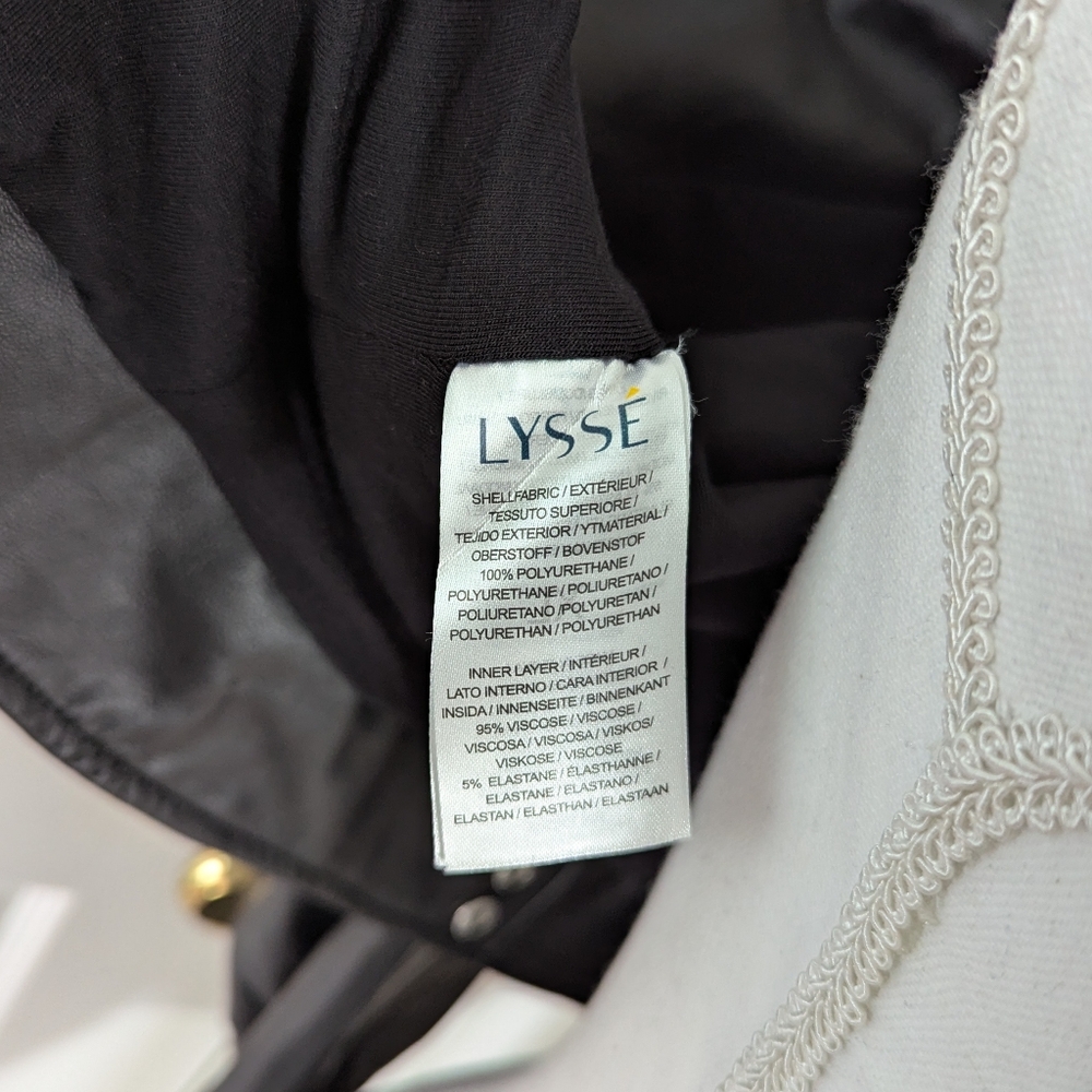 Lysse Faux Leather Moto Jacket, Nwot, XL - Picture 5 of 5